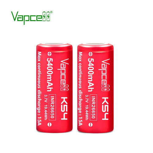 Батерия Vapcell K54 26650 5400mАh 15A ➤ топ цена ➤ sorbe.bg