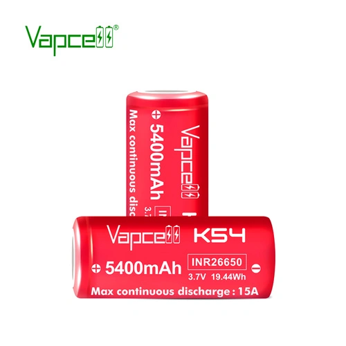 Батерия Vapcell K54 26650 5400mАh 15A ➤ топ цена ➤ sorbe.bg