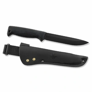 Нож Peltonen Knives Sissipuukko M95 PTFE Teflon 80CrV2 TPE Black Leather