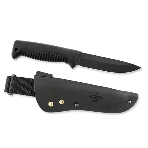 Нож Peltonen M07 Ranger Puukko 80CrV2 PTFE Teflon Black TPE Leather Sheath ➤ топ цена ➤ sorbe.bg