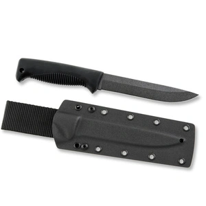 Нож Peltonen Knives Sissipuukko M95 PTFE Teflon 80CrV2 TPE Black kydex