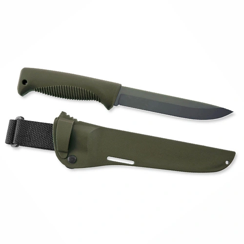 Нож Peltonen Knives Sissipuukko M95 Cerakote 80CrV2 TPE Green Composite ➤ топ цена ➤ sorbe.bg