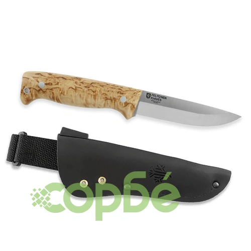 Нож Peltonen Knives M07 Full Tang knife 14C28N Curly Birch ➤ топ цена ➤ sorbe.bg
