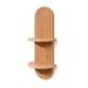 Стенен рафт Artmtkwll2, дъб, MDF, 70 см