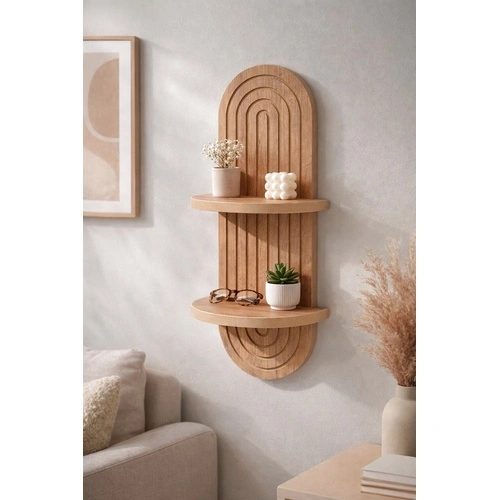 Стенен рафт Artmtkwll2, дъб, MDF, 70 см ➤ топ цена ➤ sorbe.bg