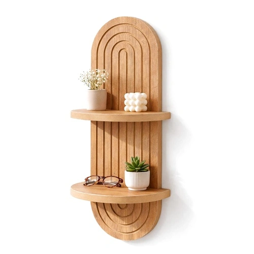 Стенен рафт Artmtkwll2, дъб, MDF, 70 см ➤ топ цена ➤ sorbe.bg