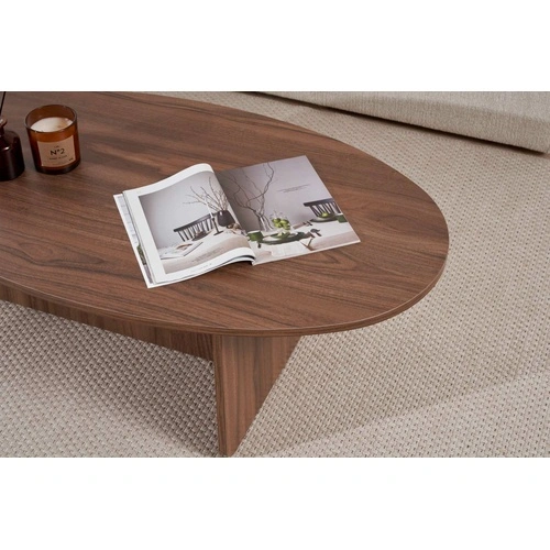 Холна маса Orba, Venezia Walnut, овална 120 см ➤ топ цена ➤ sorbe.bg