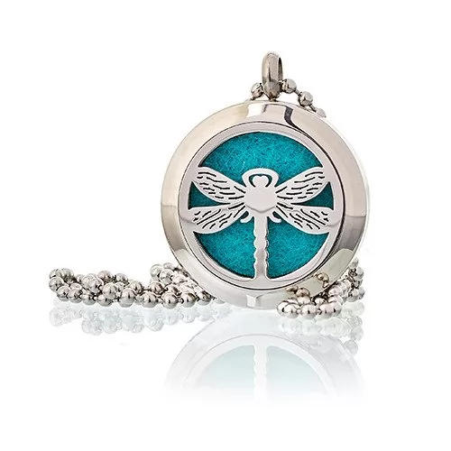 Aromatherapy Jewellery Necklace - Dragonfly 25mm ➤ топ цена ➤ sorbe.bg