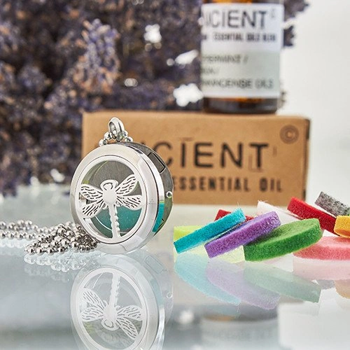 Aromatherapy Jewellery Necklace - Dragonfly 25mm ➤ топ цена ➤ sorbe.bg