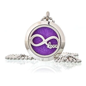 Aromatherapy Jewellery Necklace - Infinity Love 25mm