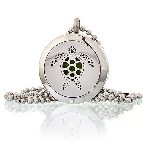 Aromatherapy Jewellery Necklace - Turtle 25mm ➤ топ цена ➤ sorbe.bg