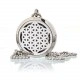 Aromatherapy Jewellery Necklace - Flower  of Life 30mm