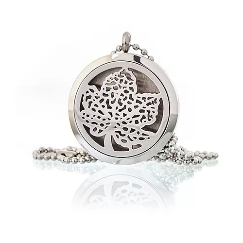 Aromatherapy Jewellery Necklace - Leaf 30mm ➤ топ цена ➤ sorbe.bg