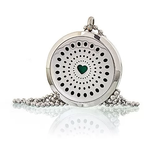Aromatherapy Jewellery Necklace - Diamonds Heart 30mm ➤ топ цена ➤ sorbe.bg