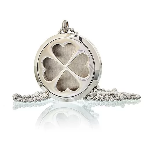 Aromatherapy Jewellery Necklace - Four Leaf Clover 30mm ➤ топ цена ➤ sorbe.bg