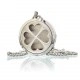 Aromatherapy Jewellery Necklace - Four Leaf Clover 30mm