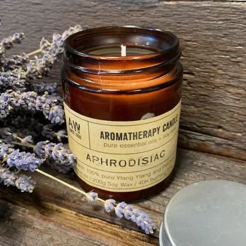 Aromatherapy Soy Candle 200g - Aphrodisiac ➤ топ цена ➤ sorbe.bg