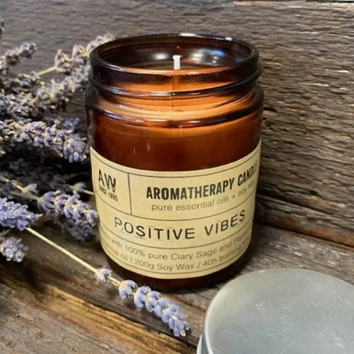 Aromatherapy Soy Candle 200g - Positive Vibes ➤ топ цена ➤ sorbe.bg
