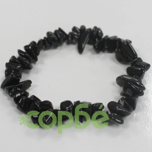 Chipstone Bracelet - Black Agate ➤ топ цена ➤ sorbe.bg