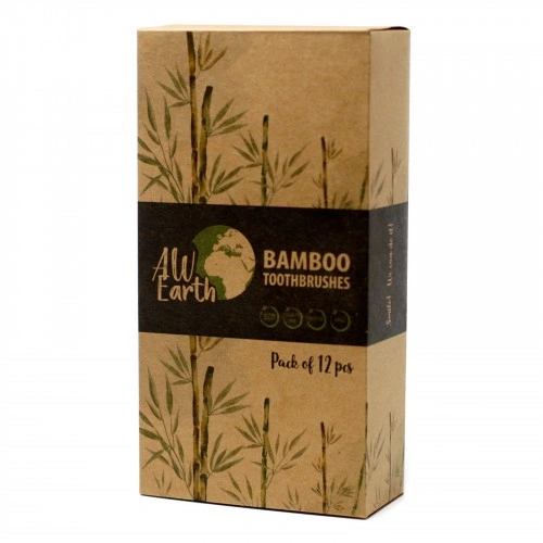 Bamboo Toothbrush - Charcoal Medium Soft ➤ топ цена ➤ sorbe.bg