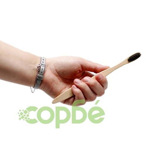 Bamboo Toothbrush - Charcoal Medium Soft ➤ топ цена ➤ sorbe.bg