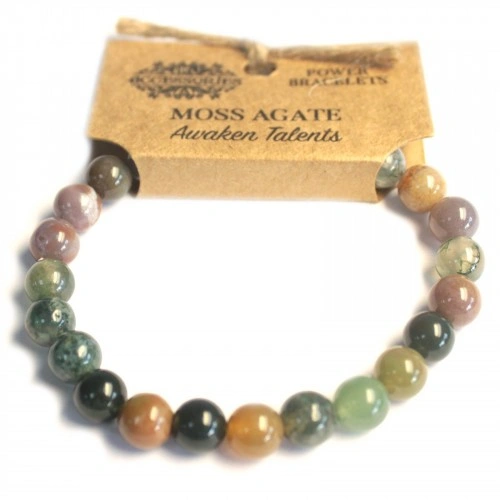 Power Bracelet - Moss Agate ➤ топ цена ➤ sorbe.bg