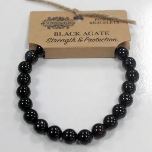 Power Bracelet - Black Agate ➤ топ цена ➤ sorbe.bg
