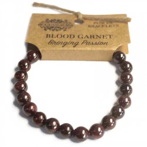Power Bracelet - Blood Garnet ➤ топ цена ➤ sorbe.bg