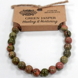 Power Bracelet - Green Jasper