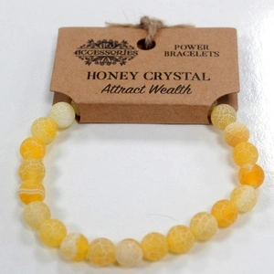 Power Bracelet - Honey Crystal