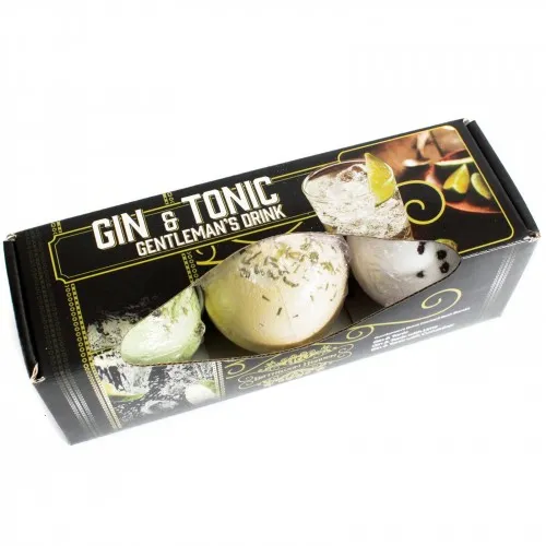 Set of Three Gin and Tonic Bath Bombs ➤ топ цена ➤ sorbe.bg