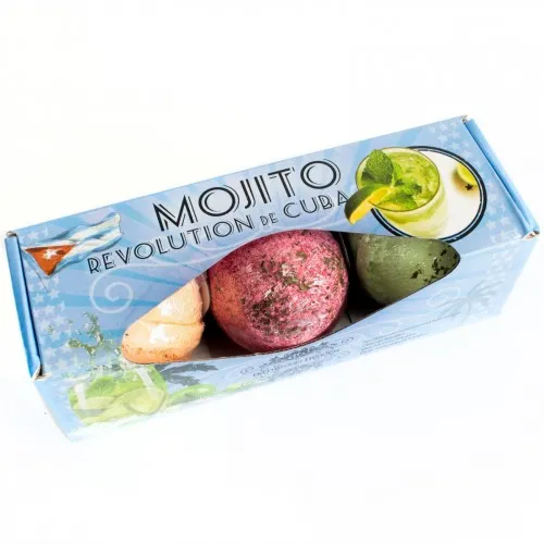 Set of Three Mojito Bath Bombs ➤ топ цена ➤ sorbe.bg
