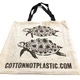 Lrg 2x4oz Reversable Cotton Bag 38x42cm - (2 designs)
