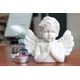 Angel Praying Oil Burner - White