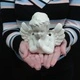 Angel Praying Oil Burner - White