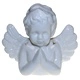 Angel Praying Oil Burner - White