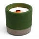 Pot Concrete Soy Candle - Green - Sea Moss and Herbs