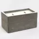 Large Concrete Soy Candle  - Clove and Dark Sandal