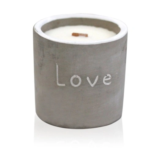 Med Concrete Soy Candle  - Love - Purple Fig and Casis ➤ топ цена ➤ sorbe.bg