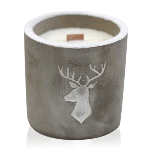 Med Concrete Soy Candle - Stag Head - Whiskey and Woodsmoke ➤ топ цена ➤ sorbe.bg