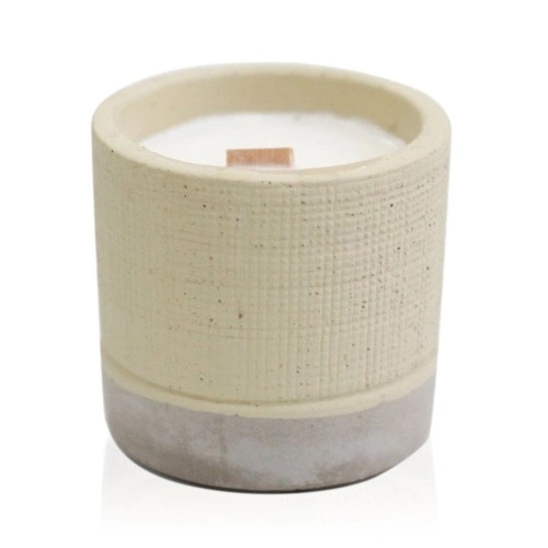 Pot Concrete Soy Candle - Grey - Coffee in the Club ➤ топ цена ➤ sorbe.bg