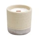 Pot Concrete Soy Candle - Grey - Coffee in the Club