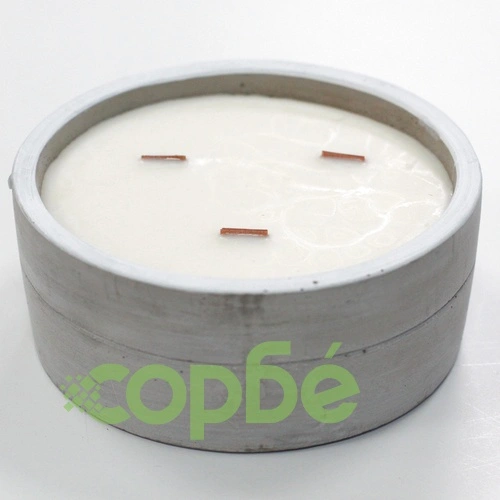 Large Concrete Soy Candle - Patchouli and Dark Amber ➤ топ цена ➤ sorbe.bg