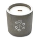 Med Concrete Soy Candle - Berrys - Juniper and Sweet Gin
