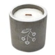 Med Concrete Soy Candle - Berrys - Juniper and Sweet Gin