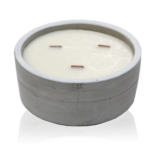 Large Concrete Soy Candle - Patchouli and Dark Amber ➤ топ цена ➤ sorbe.bg