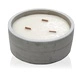 Large Concrete Soy Candle - Crushed Vanilla and Orange