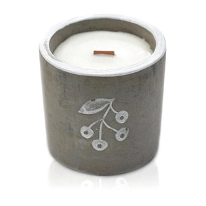 Med Concrete Soy Candle - Berrys - Juniper and Sweet Gin
