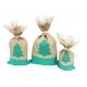 Danish Pouch Set of 3 - Green and Tree
