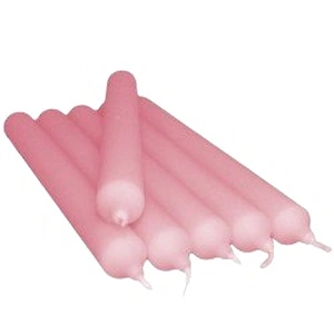 Antique Rose Dinner Candles